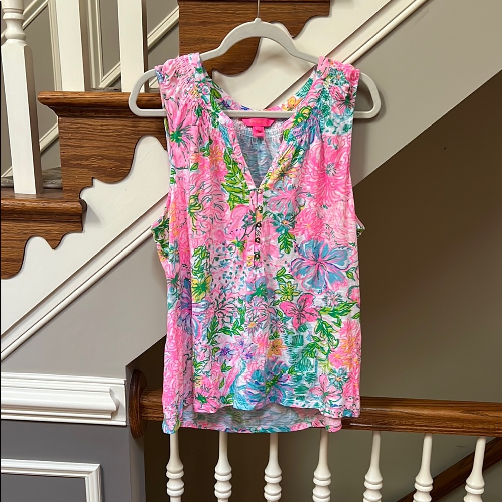 Lilly Pulitzer Multicolor Floral Top